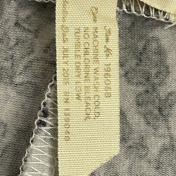 Matilda Jane Finn Tier Pant Size Small Black & Gray Floral Boho Flared - Picture 12 of 14